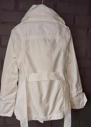 Куртка-тренч кремово-білого кольору calvin klein4 фото