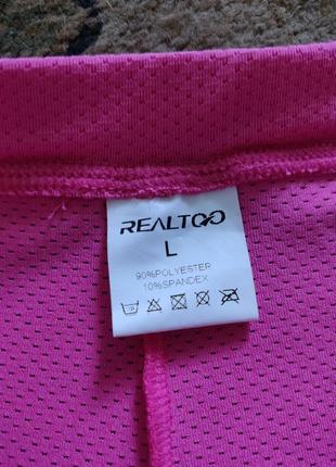 Велотрусы шорты розовые realtoo6 фото
