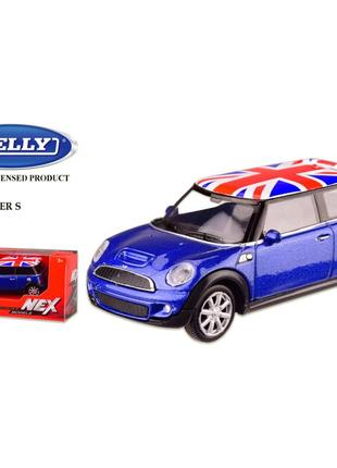 Машина металева mini cooper s "welly" 44010ef-cw масштаб 1:43 топ