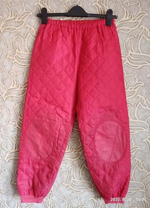 (19) утеплені/непромокальні штанці elka wear (дання) для дівчинки