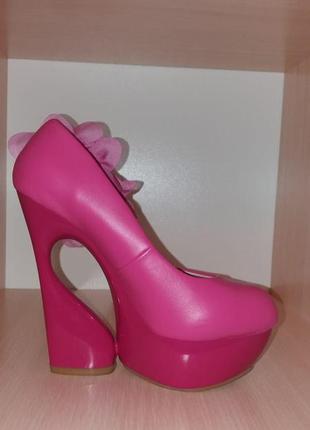 Эксклюзивные розовые туфельки6 фото
