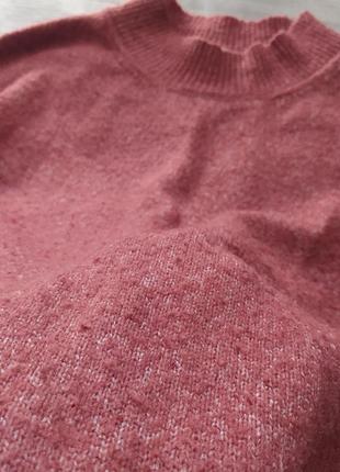 Терракотовый фактурный свитер3 фото