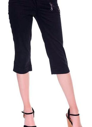 Бриджі трикотаж чорний розмір 38