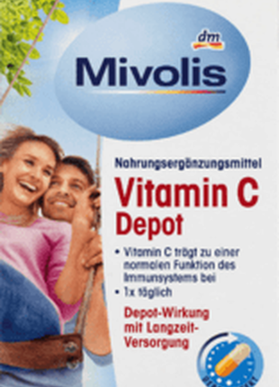 Вітаміни mivolis vitamin c depot 40 шт