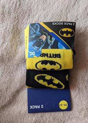 Носки batman 2 пары новые