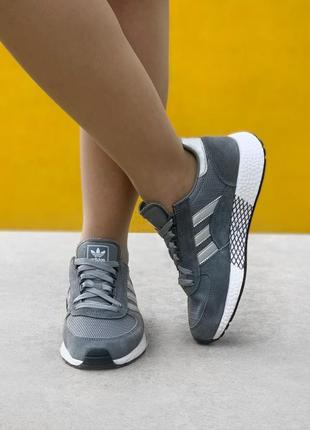 Кроссовки adidas marathon tech grey4 фото