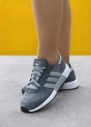 Кроссовки adidas marathon tech grey3 фото