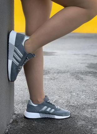 Кроссовки adidas marathon tech grey6 фото