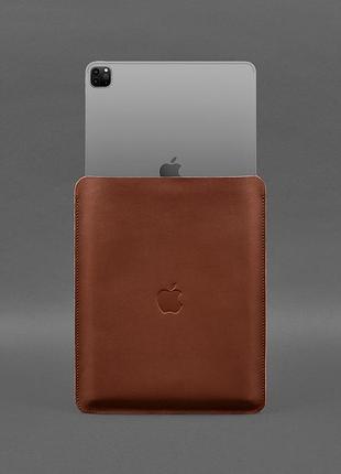 Кожаный чехол-футляр для ipad pro 12,9 светло-коричневый
