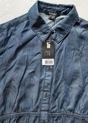 Нове стильне джинсове плаття для вагітної сарафан на довгих рукавах із ліоцелу7 фото