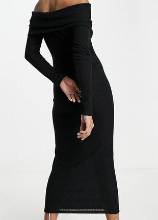 Плаття чорне міді3 фото