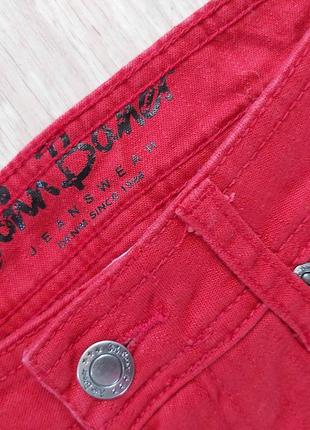 Красные летние джинсы &lt;unk&gt; jonn baner &lt;unk&gt; размер s4 фото