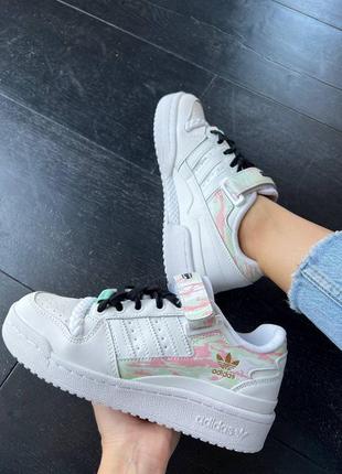Кросівки adidas forum low cloud white premium