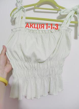 Красивая нежная майка на завязках