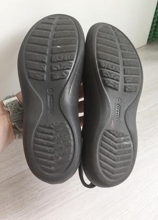 Балетки crocs, w8 (23,5-24см.)4 фото