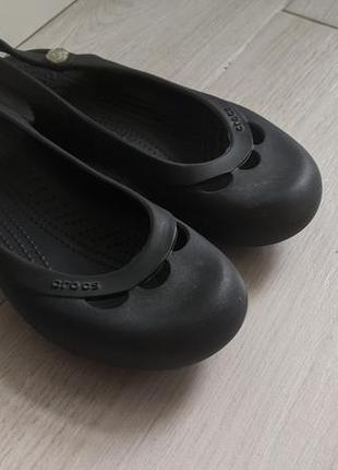 Балетки crocs, w8 (23,5-24см.)3 фото