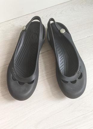 Балетки crocs, w8(38-39, 23,5-24 см.)
