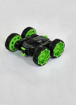 Машина-перевертыш на радиоуправлении mkb crawling stunt 360 spin 18 х 18 х 9 см black and green (73584)