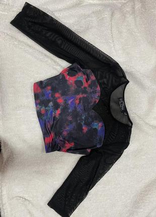 Топ, цветной топ, топ из сетки, топ из декольте