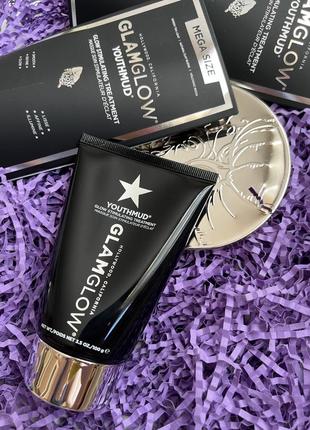 🔥100 мл! mega size! отшелушивающая маска для лица glamglow youthmud glow stimulating6 фото