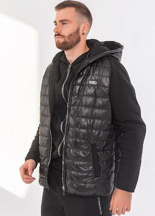 Стьогана куртка комбі