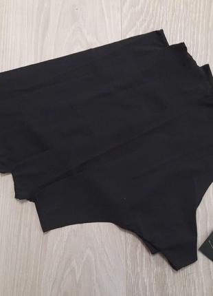 Бесшовные черные трусики с кружевом танга набор трусиков esmara1 фото