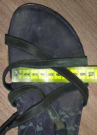 Сандалии merrell 37-38 размер, 24,0 см стелька, кожаные8 фото