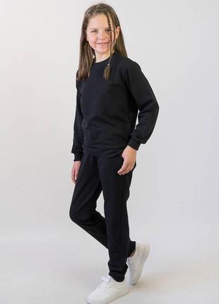 Спортивный костюм черный, спортивный костюм серый, спортивный костюм для девочки подростка3 фото