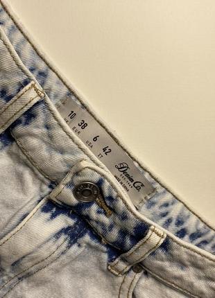 Шорты джинсовые женские с вышивкой, 38р.3 фото