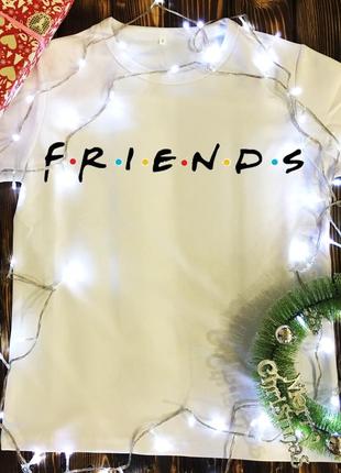 Чоловіча футболка з принтом - friends