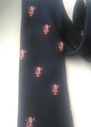 Распродажа! новогодний галстук новогодний принт bancroft (нью йорк)