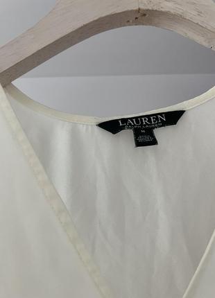 Крутая белая блузка ralph lauren4 фото