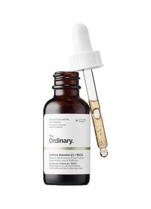 Сыворотка для кожи вокруг глаз the ordinary caffeine solution 5% + egcg2 фото