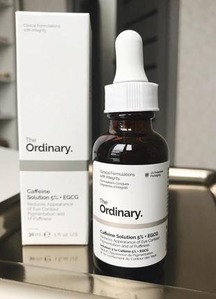 Сыворотка для кожи вокруг глаз the ordinary caffeine solution 5% + egcg