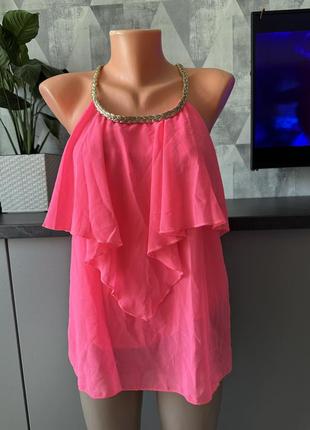 Блуза розовая красивая