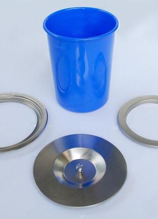 Система под мусорное ведро с ведром, круглое встраиваемое в столешницу люк из...