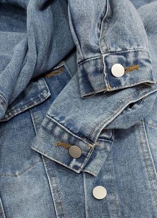 Джинсовая куртка с капюшоном джинсовка6 фото