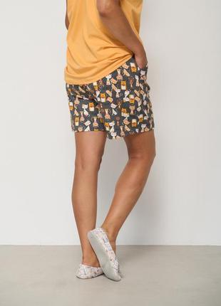 Батальный комплект с шортами - коты