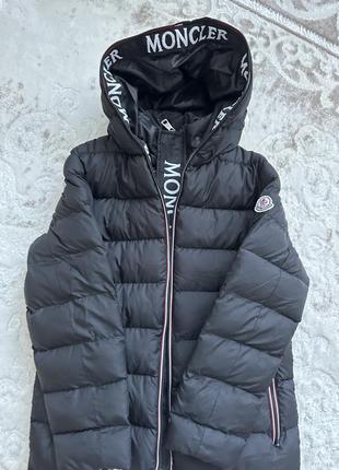 Пуховик moncler с лампасами