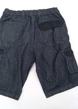 Шорти джинсові, т. сірі, якісні7 фото