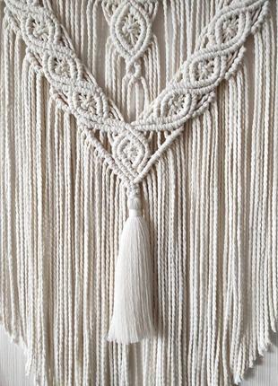 Красивое настенное панно макраме, бохо декор, этно мотивы