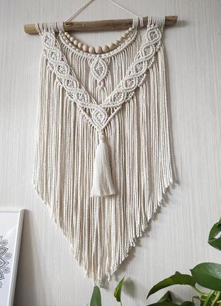 Красивое настенное панно макраме, бохо декор, этно мотивы