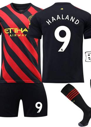 Дитяча футбольна форма manchester city haaland 9 2023-2024