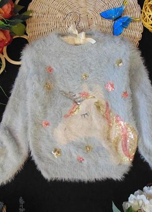 Шикарный пушистый свитерок f&f