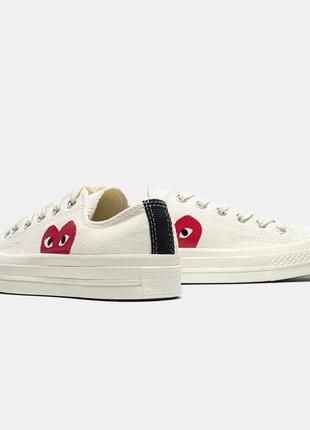 Garcons play x converse low white7 фото