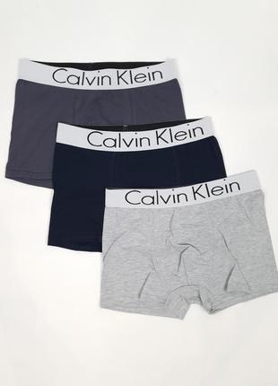 Комплекты мужского белья 3шт calvin klein. мужские трусы-боксеры кельвин кляйн. набор нижнего белья4 фото