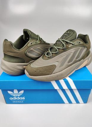 Мужские кроссовки adidas ozelia khaki