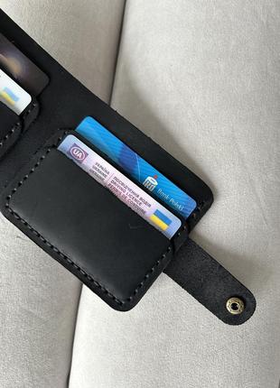 Стильний чоловічий гаманець  з натуральної шкіри5 фото