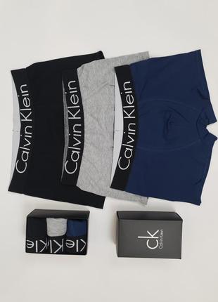 Мужское нижнее белье трусы боксеры и короткие носки 3шт и 9 пар calvin klein трусы кельвин кляйн7 фото