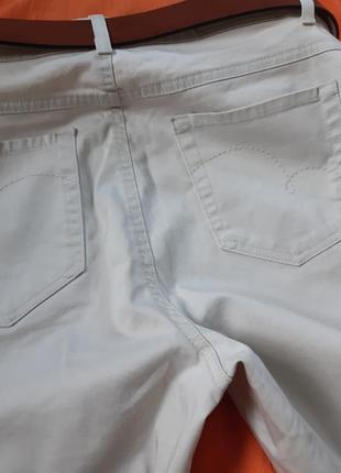 Базовые бежевые коттоновые штаны,  angels/италия,  р. 38-408 фото